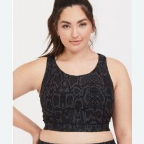 Torrid Low-Impact Wireless Longline Active Sports Bra - Picture 1 of 6